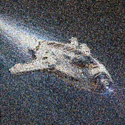 A vorpal spaceship cruising on the slipstream in deep space, digital art