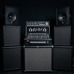 photo of a harsh noise setup