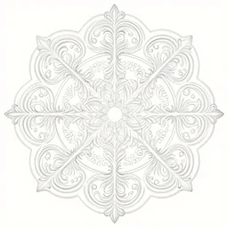 french rococo mandala