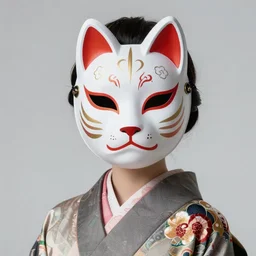 a Photorealistic dramatic fantasy render of a beautiful woman wearing a beautiful intricately detailed Japanese Cat Kitsune mask and clasical Japanese Kimono by WLOP,Artgerm,Greg Rutkowski,Alphonse Mucha, Beautiful dynamic dramatic dark moody lighting,shadows,cinematic atmosphere,Artstation,concept design art,Octane render,8K The seeds for each individual image are: [229358393, 2374028595, 1252840417, 663336704, 3077081615]
