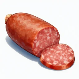 marble cut chorizzo, video game art, 4 k