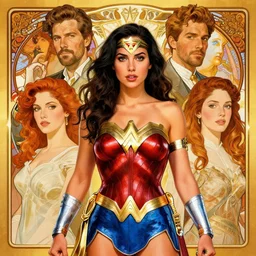 portrait of Josie Canseco as wonder woman tv show by Stanley Artgerm Lau , greg rutkowski, thomas kindkade, alphonse mucha, loish, norman rockwell. Trending on artstation rule of thirds detailed illustration hd 4k