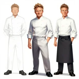 gordon ramsay character design sheet