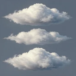 Masterpiece Art demo of clouds in three point perspective.