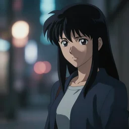 Still of Mai Shiranui in the movie Minority Report, cinematic lighting, bokeh, 4k