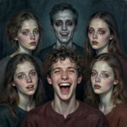 portrait, nightmare anomalies, happiness by dariusz zawadzki, kenneth blom, mental alchemy, james jean, pablo amaringo, naudline pierre, contemporary art, hyper detailed