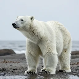 a polar bear by alex grey