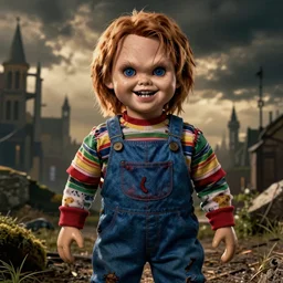 screaming chucky doll in harry potter instead of emma watson
