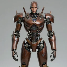 portrait of robot model, intricate, ( ( voltron features ) ), sharp focus, octane render, brown skin, detailed, beautiful, unreal engine, symmetrical!!, maybelline, sephora, loreal, artstation, art by artgerm, rossdraws, art by karol bak, makeup by pat mcgrath, cinematic, concept art, filmic, vsco
