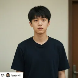 Medium shot of a typical character in the style of instagram