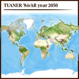 map of the world in the year 2050