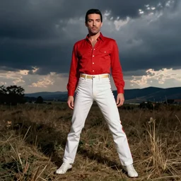 paul mccartnay as freddie mercury, photorealistic, octane render