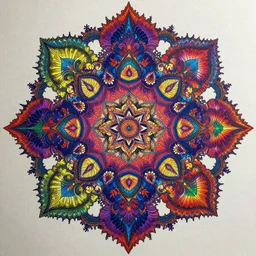 psychedelic plant ritual cymatics intricate highly detailed symmetrical mandelbulber fractal schematic, chromatic colorful and vivid tattoo pattern