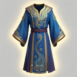 rpg game item, cloth robe, d & d, gloomhaven, matte painting concept art, art nouveau, beautifully backlit, swirly vibrant color lines, fantastically gaudy, aesthetic octane render, 8 k hd resolution, by ilya kuvshinov and cushart krentz and gilleard james