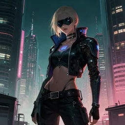 cyber punk, by greg rutkowski,