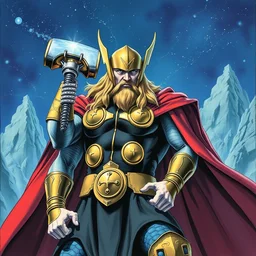 thor, marvel, artwork by nicholas roerich