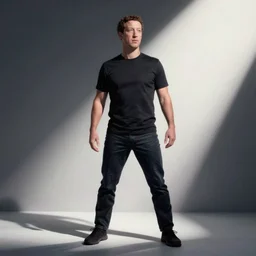 mark Zuckerberg in the matrix cool pose