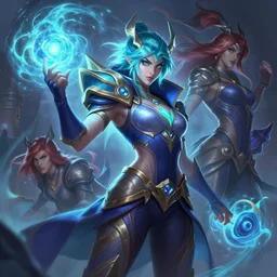 quinn league of legends wild rift hero champions arcane magic digital painting bioluminance alena aenami artworks in 4 k design by lois van baarle by sung choi by john kirby artgerm style pascal blanche and magali villeneuve mage fighter assassin