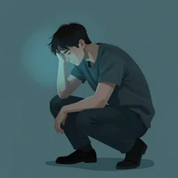 a digital illustration depicting mania
