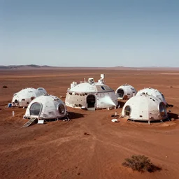 wide angle view, mars one mission, nasa, colony shells habitat