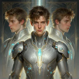 symmetry!! portrait of charlie day, sci - fi, tech wear, glowing lights!! intricate, elegant, highly detailed, digital painting, artstation, concept art, smooth, sharp focus, illustration, art by artgerm and greg rutkowski and alphonse mucha