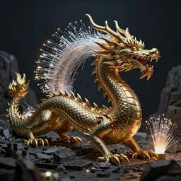 fiber optic dragon