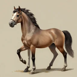 a centaur in the style of rj palmer, trending on artstation.