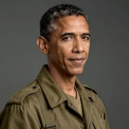 a wwii pinup portrait of barack obama by elvgren