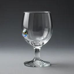 Futuristic over-designed drinking glass