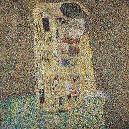 A man wearing golden clothes, muscular, fantasy, painting by Gustav Klimt