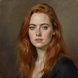stunning emma stone, oil on canvas, extremely beautiful, artstation, masterpiece