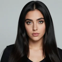 a latina woman with spider eyes
