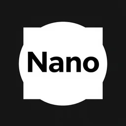 logo for an audivisual production compagny studio called Nano