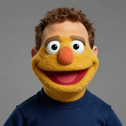 portrait of mark zuckerberg as a muppet, very detailed, art contest winner on behance, trendy on deviant art, by artgem, greg rutkowski