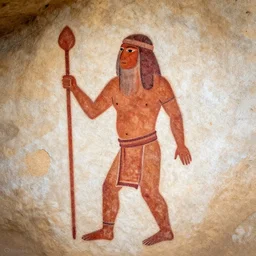 shaman, paleolithic cave painting
