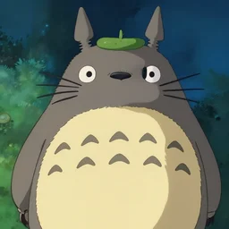 Totoro wearing a sunglasses, studio ghibli style , 8k , intricate details, Anime