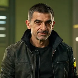 mr. bean in cyberpunk 2 0 7 7, highly detailed, extremely high quality, hd, 4 k, 8 k, canon 3 0 0 mm, professional photographer, 4 0 mp, lifelike, top - rated, award winning, realistic, detailed lighting, detailed shadows, sharp, no blur, edited, corrected, trending
