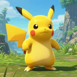 skyrirm screenshot from skyrim pikachu as a skyrim npc