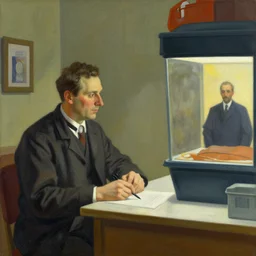 mass general hospital, norman rockwell, edward hopper