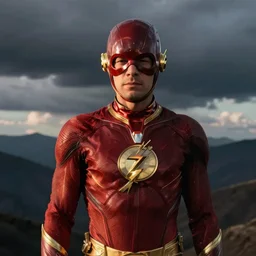 evan evagora as the flash without mask