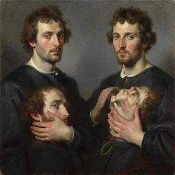 a painting in the style of donato giancola, and in the style of charlie bowater, and in the style of william blake. symmetry, smooth, sharp focus, semi - realism.