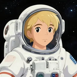 coherent, science fiction, awkward anxious brilliant square - jawed butch blonde woman astronaut, spacewalk, studio ghibli, pixar and disney animation, sharp, disney concept art watercolor illustration by mandy jurgens and alphonse mucha and alena aenami, pastel color palette, dramatic lighting, highly detailed