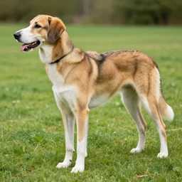 very long dog, photograph