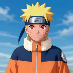 high quality portrait of naruto by mariano merchante