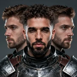 drake as a realistic fantasy knight, closeup portrait art by donato giancola and greg rutkowski, digital art, trending on artstation, symmetry!!