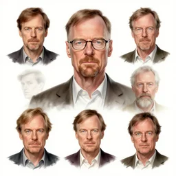 walter white character sketches