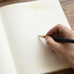 constructed script with an ornate aesthetic