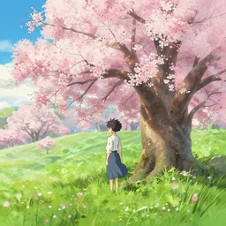 makoto shinkai v a l l e y c h e r r y t r e e