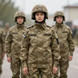 ukraine female soldiers with special uniforms - n 4