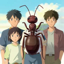 portrait of an ant, behance hd artstation by jesper ejsing by rhads, makoto shinkai and lois van baarle, ilya kuvshinov, ossdraws
